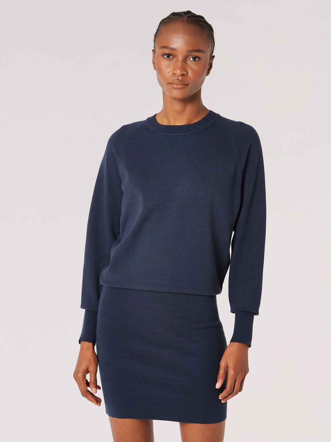 Image of 2-In-1 Knitted Mini Dress