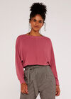 Centre Seam Jumper, Coral, large