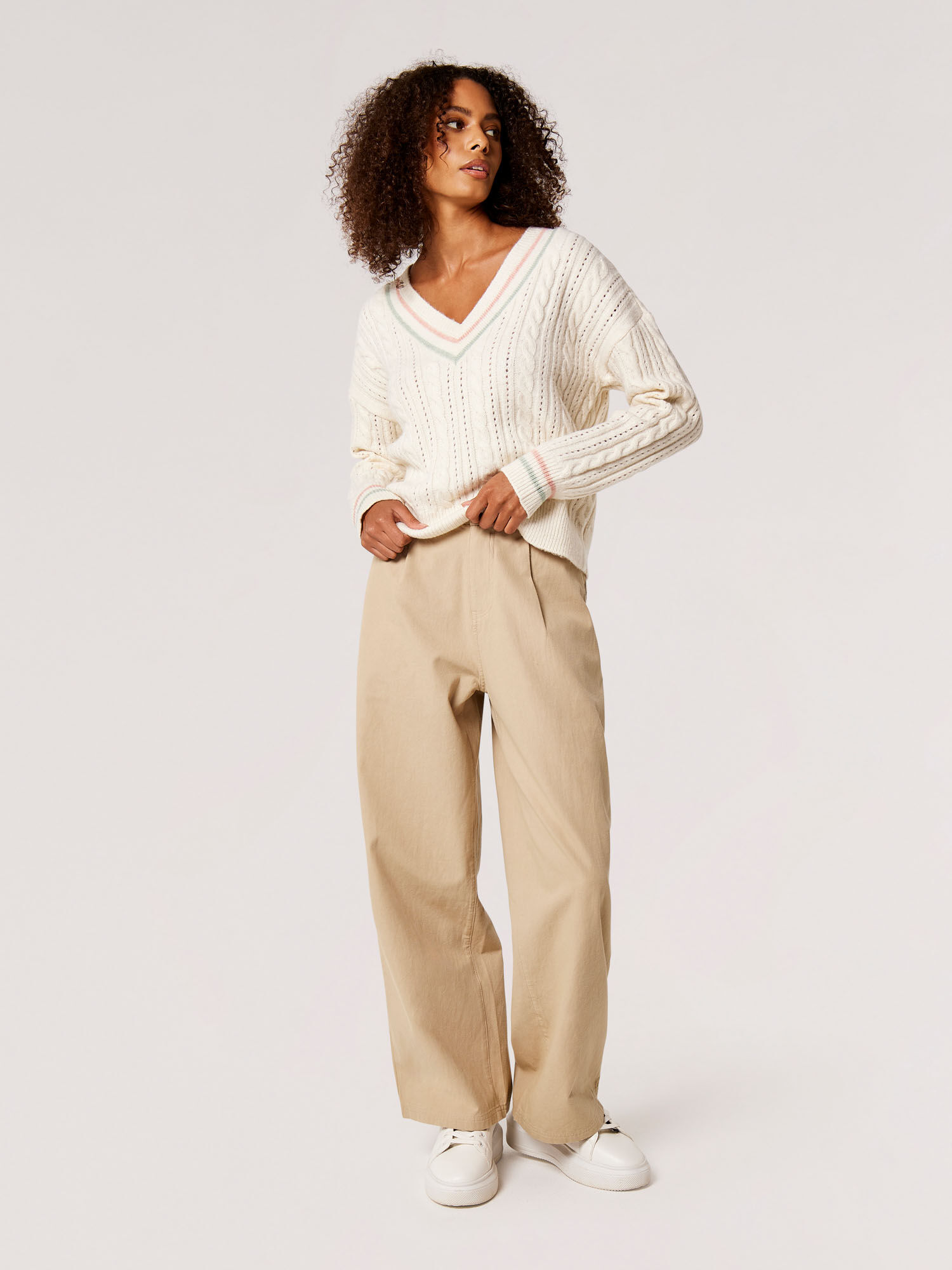 Women's cricket style jumper on sale