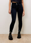 Sisi High Waist Skinny Fit Jeans, Blue, large