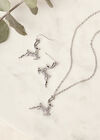 Silver Tone Reindeer Hook Earrings, Assorted, large