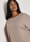 Curve Waffle Knit Top, Stone, large