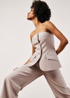 Tailored Bandeau Waistcoat, Stone, large