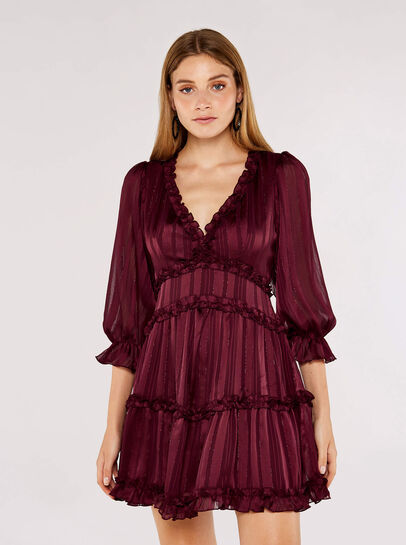 Ruffle Tiered Mini Dress