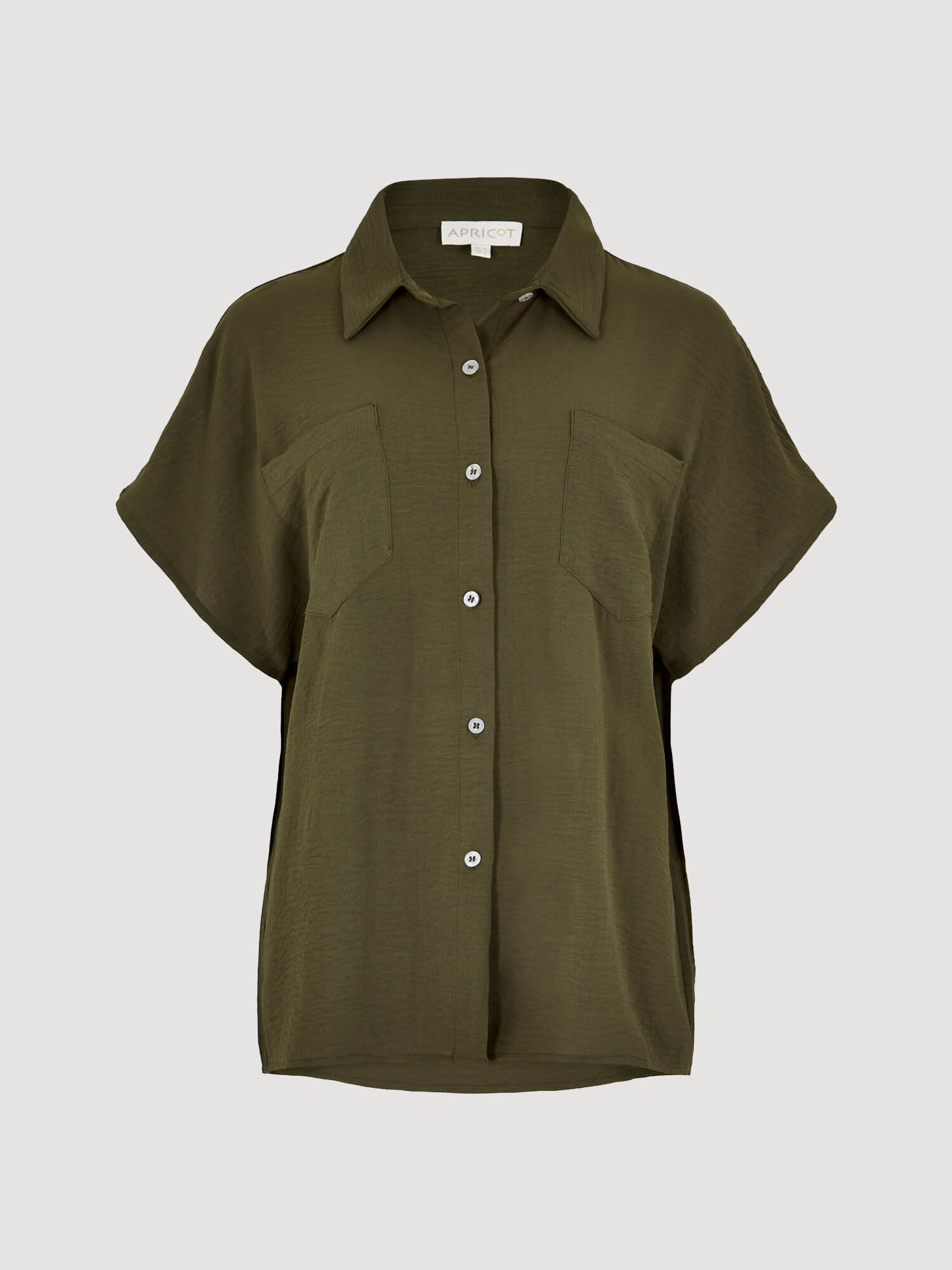 トップス grunge scull short sleeve shirt khaki Textured Short Sleeve Shirt | Apricot Clothing