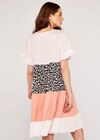 Multi Animal Block Dress, Pink, large
