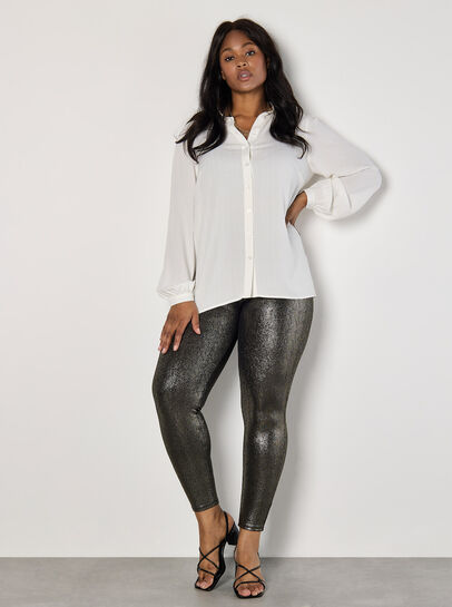 Curve Metallic Shimmer Leggings
