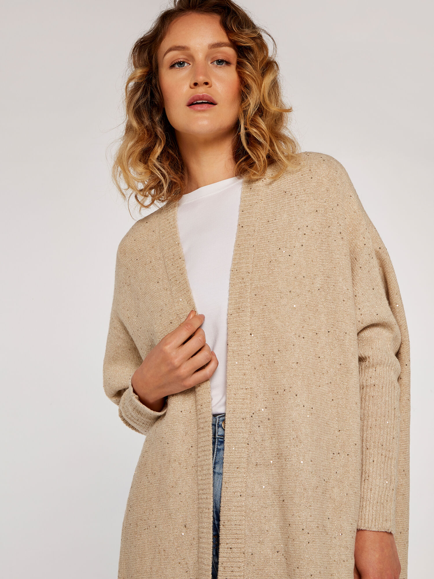 Lurex cardigan outlet