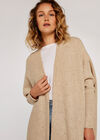 Lurex Cardigan, Stone, large