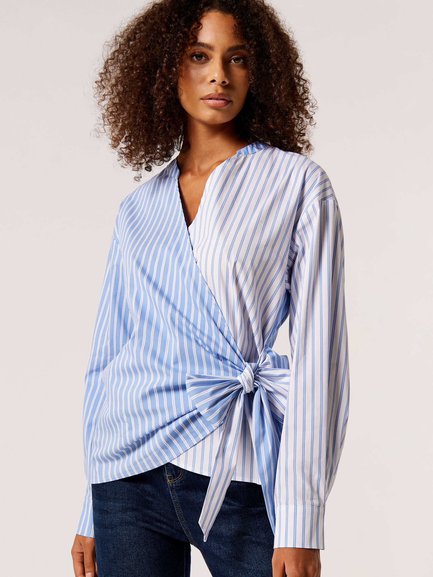 Striped wrap discount