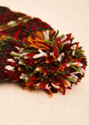 Hand-Knitted Stripe Beanie Hat, Assorted, large