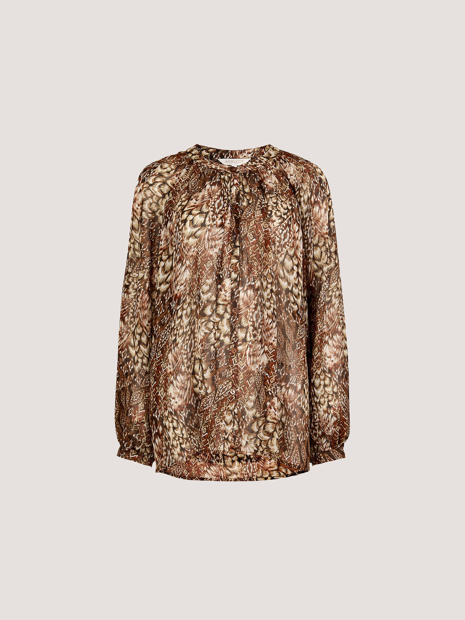 F471TCFUFU060606-1120CM F471TCFUFU0606061120CM パーカー・ハネフィン日本(株) Parker グローバルコアホース HD店 Floral Print V-Neck Button Detail Tunic Top