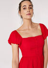 Self Check Midi Dress, Red, large