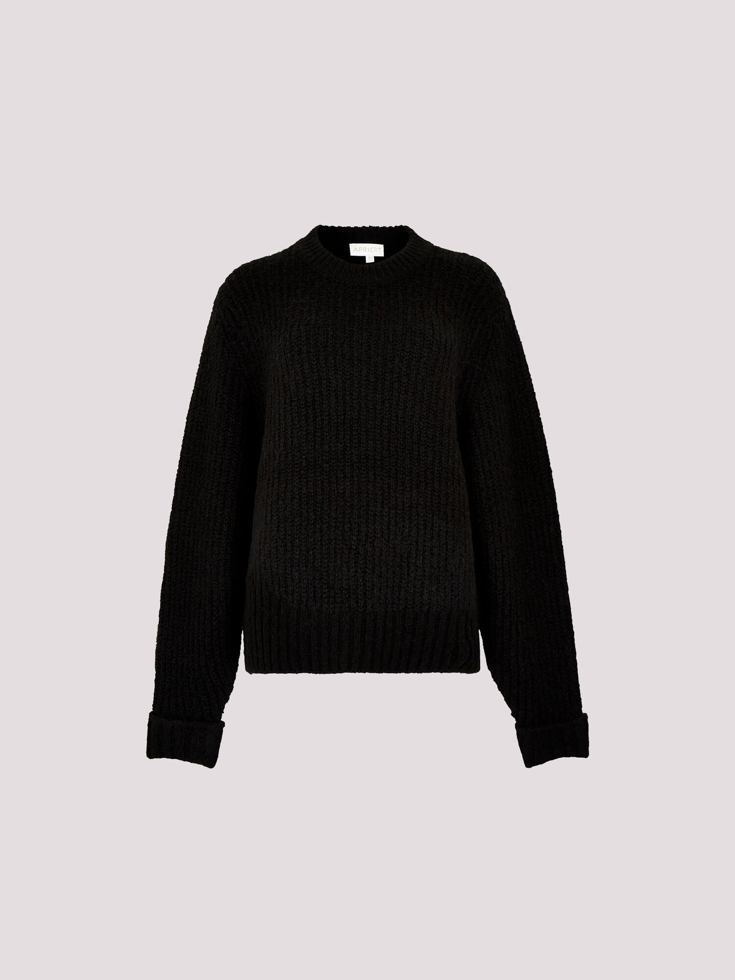「Y's」pullover black knitt 12G PULLOVER KNIT WITH LOGO(FREE SIZE Gray): Vintage 1.1