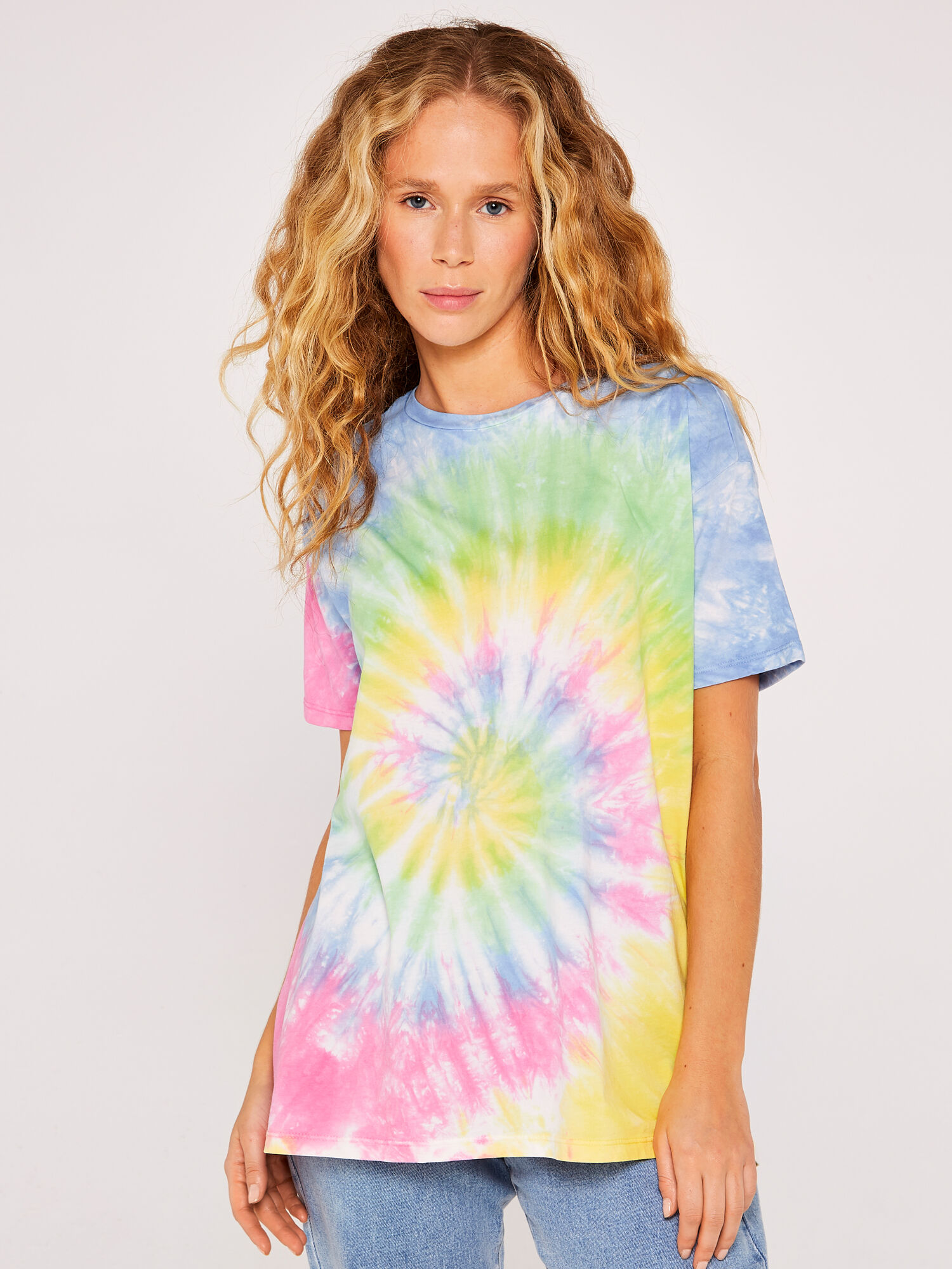Tie Dye Tshirt Apricot Clothing