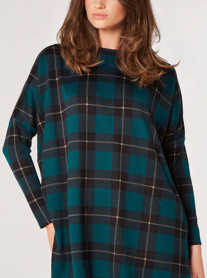 Check Oversized Top