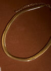 Gold Tone Layered Snake Chain Necklace, Gold, large