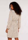 Sequin Mini Dress, Light Grey / Silver, large