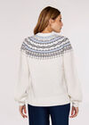 Fairisle Jumper, Blue, large