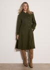 Tailored Utility Coat, Khaki, large