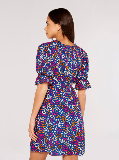 Ditsy Milkmaid Mini Dress