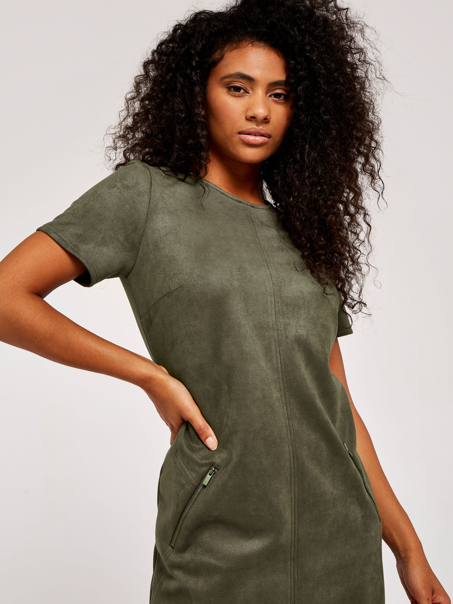 Khaki shift dress uk on sale