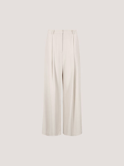 Soft Tailored Wide Leg Trousers