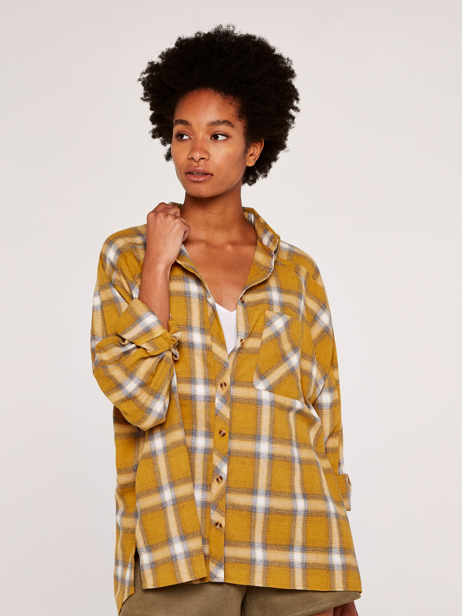 Oversized Plaid Shirt