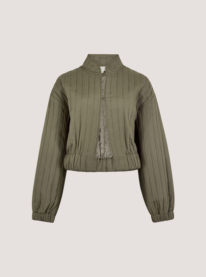 Quilted Cropped Jacket