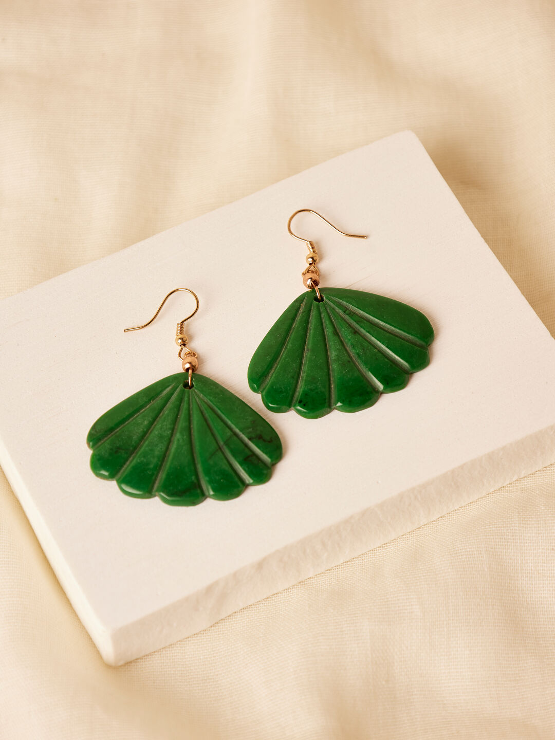 Image of Shell Drop Earrings