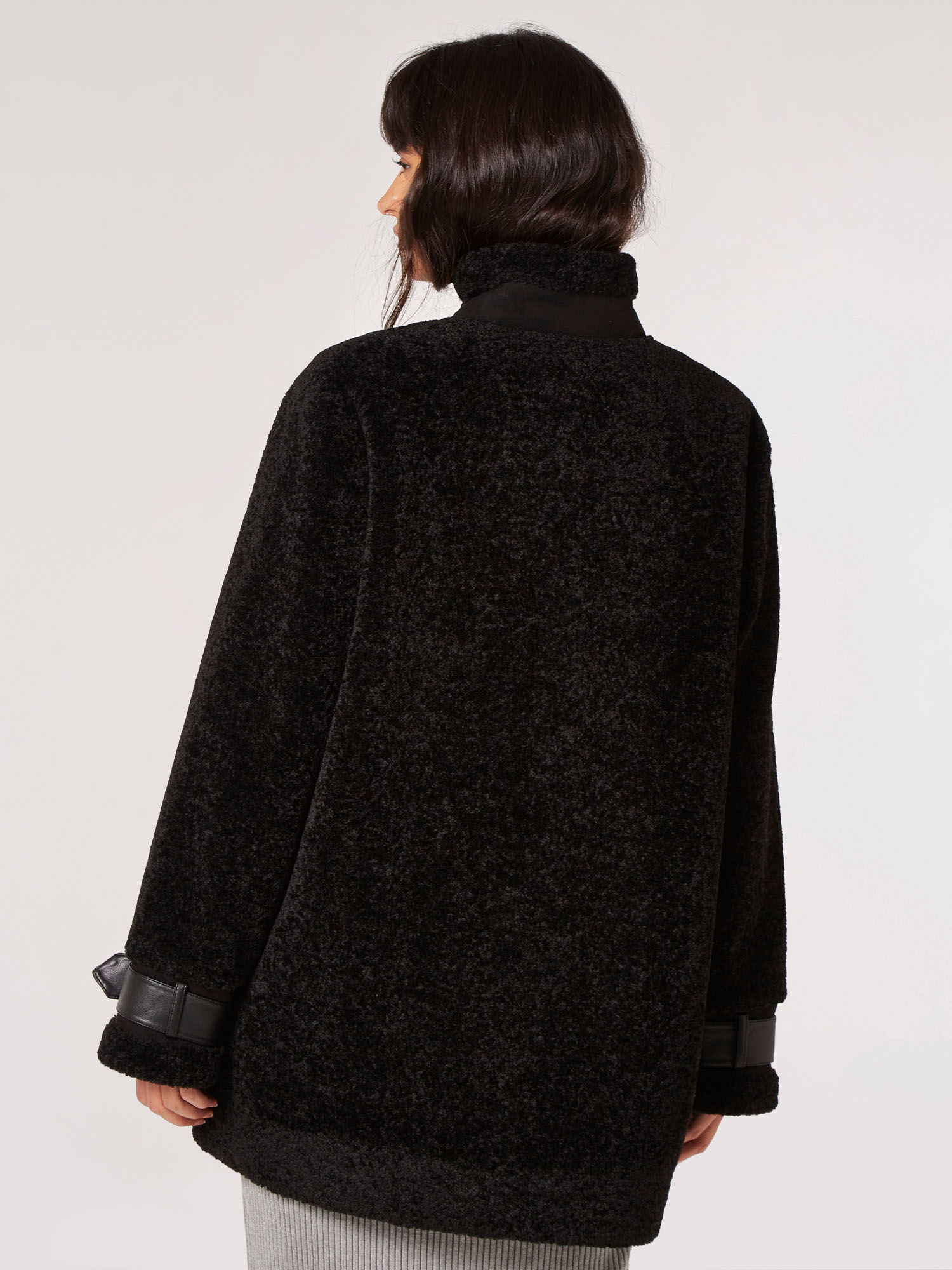 Long black borg coat hotsell
