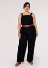 Curve Dungaree Jumpsuit, Black, large