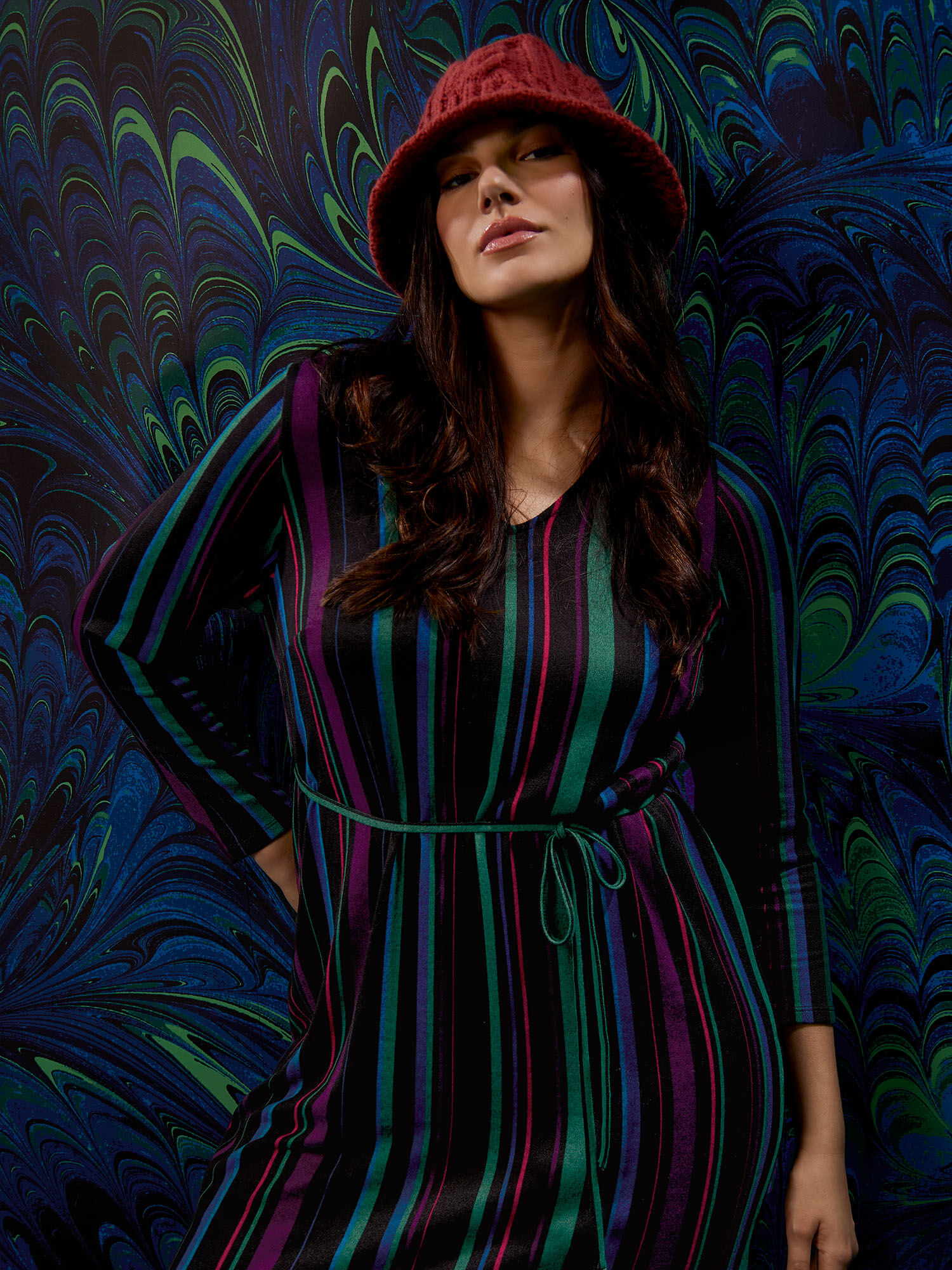Midi curve dress sale