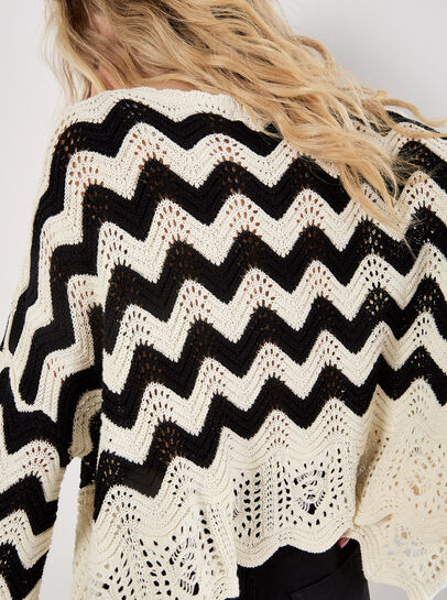 Chevron Scallop Boarder Jumper