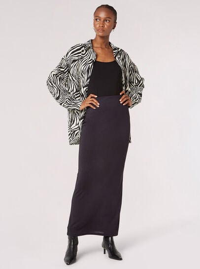Zebra Swirl Oversized Shirt
