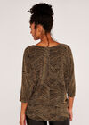 Lurex Swirls Top, Stone, large