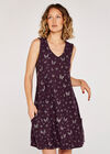 Butterfly Spray Dress, Purple, large