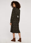 Floral Stem Dress, Yellow, large