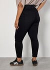 Curve Grace High-Waist Jeggings, Black, large