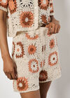 Crochet Squares Shorts, Stone, large