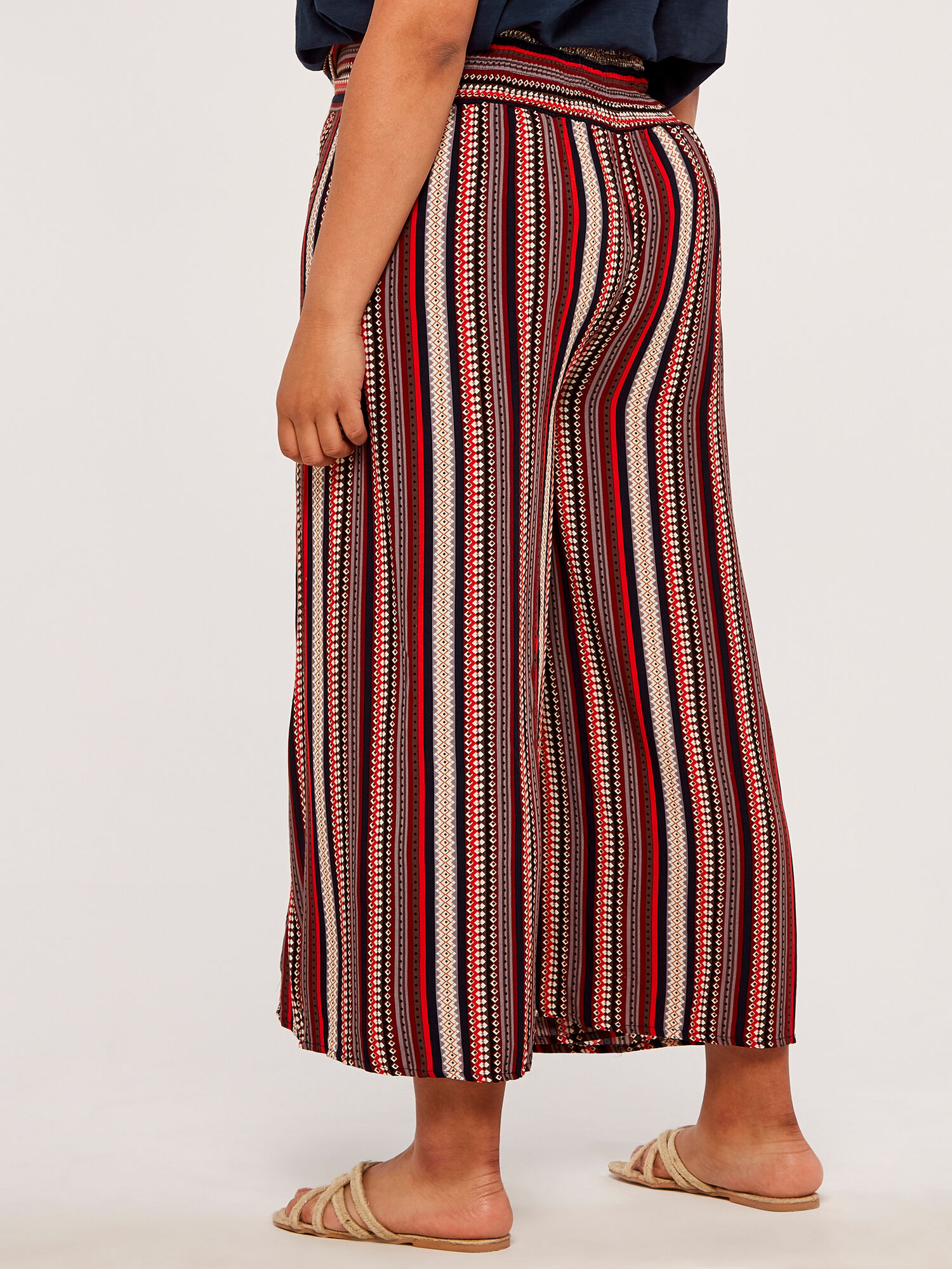 Striped palazzo clearance