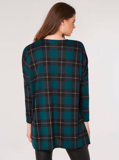 Check Oversized Top