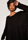 Double Layer Dress, Black, large