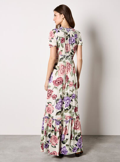 Chloe Floral Wrap Maxi Dress