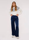 Fairisle Jumper, Blue, large