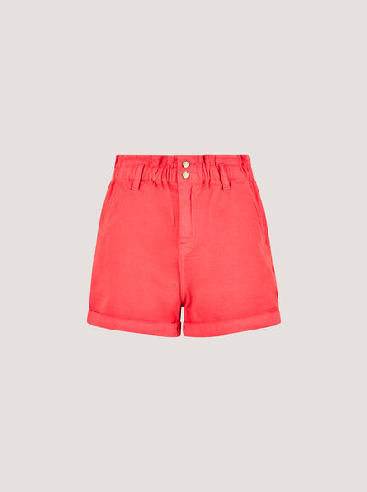 Denim Turn Up Shorts