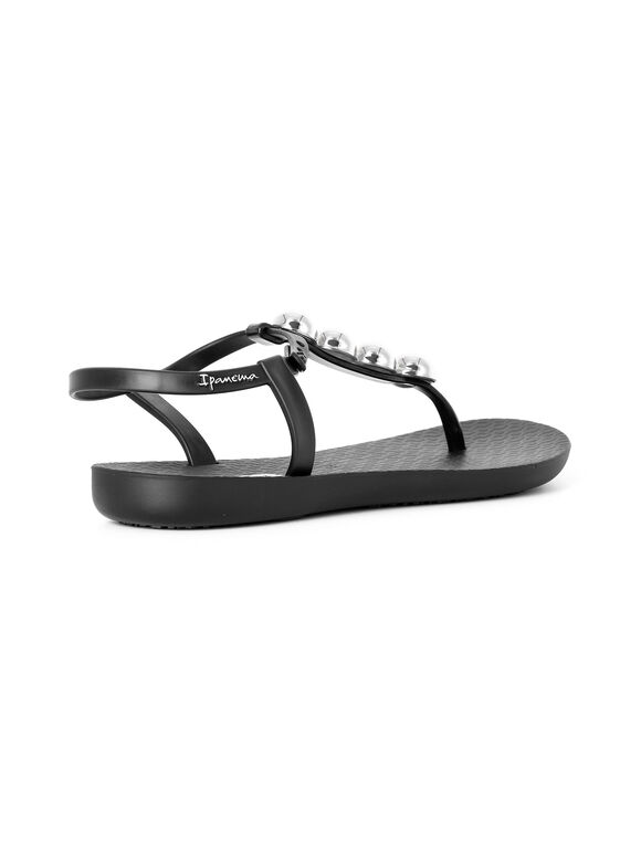 Ipanema Pebble Sandals, Black, large