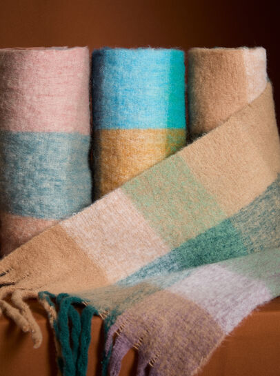 Colourblock Square Scarf