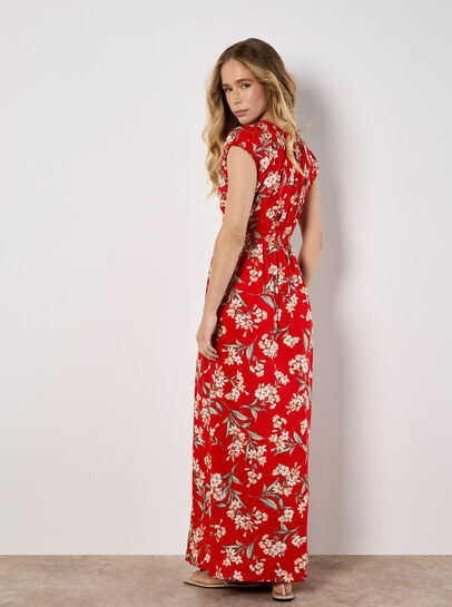 Jasmine Floral Wrap Maxi Dress