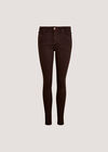 Sienna Skinny Fit Jeans, Brown, large